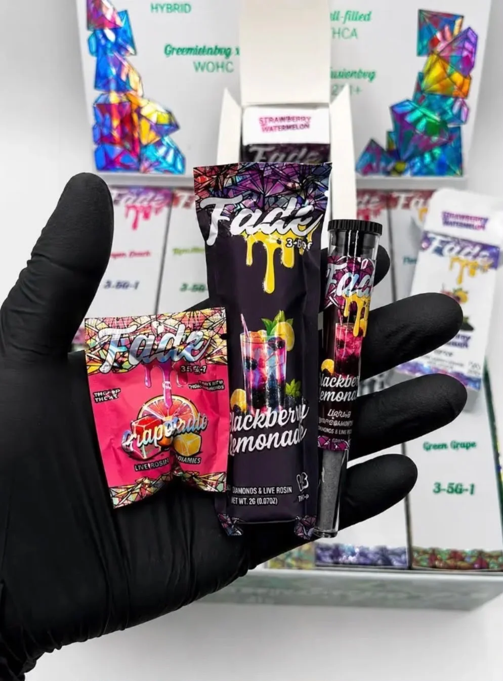 Fade 3-1 | Diamonds & Live Rosin 2G